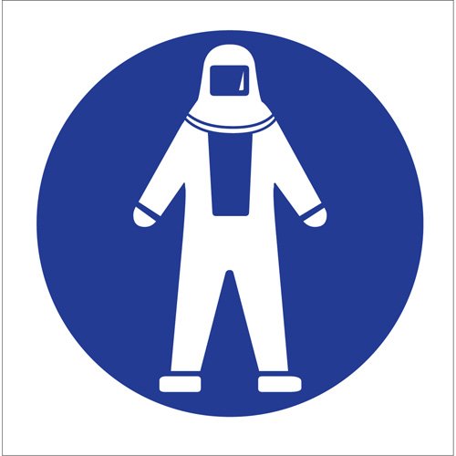 SJ084-Right to Know Pictogram Labels - Full Protection Suit