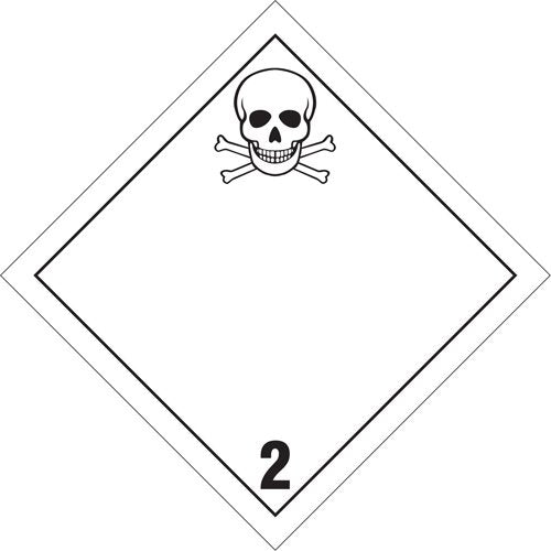 SS764-Toxic Gas TDG Placard