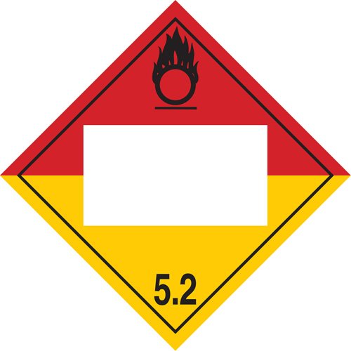 SS805-Organic Peroxide TDG Placard