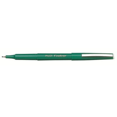 Marker-Fineliner Green,12/pk
