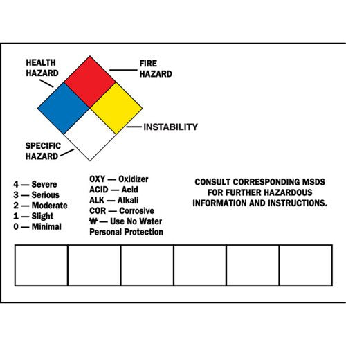 SY058-Blank Write-On Container Label