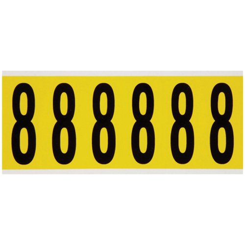 SZ340-Repositionable Individual Number and Letter Labels