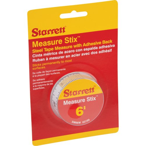 TBD720-Measure Stix™ Steel Measuring Tape with Adhesive Backing