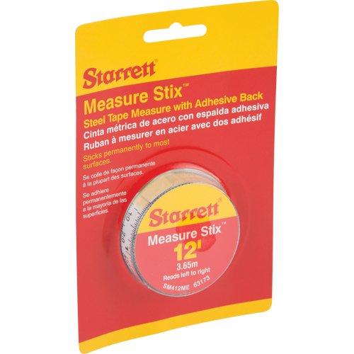 TBD724-Measure Stix™ Steel Measuring Tape with Adhesive Backing
