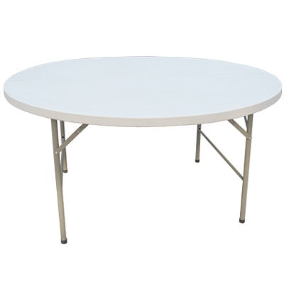 Table-Folding, Resin 45"X29" Round, Granite