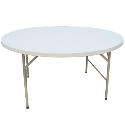 Table-Folding, Resin 60"X29" Round, Granite