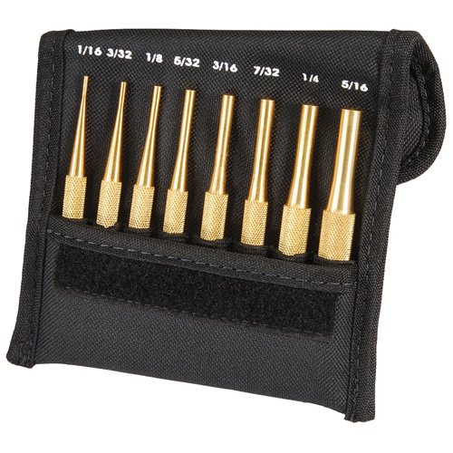 TYK724-Brass Drive Pin Punch Set