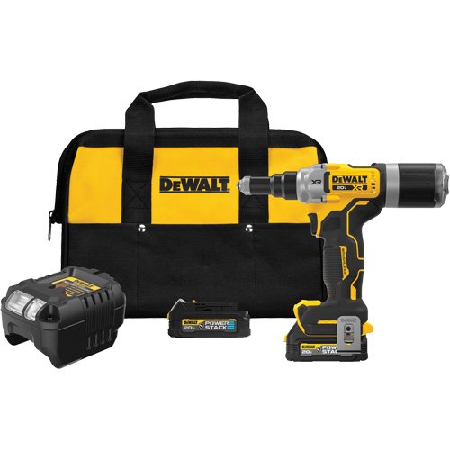 UAX430-XR® Brushless Cordless 1/4" Rivet Tool Kit with POWERSTACK™