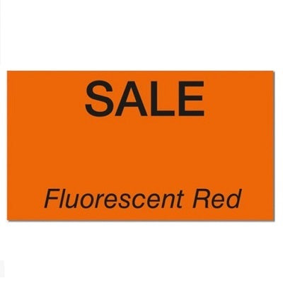 Labels-Pricing Monarch 1131, Removable Fl Red Rg-113 Sale