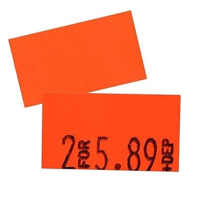 Labels-Pricing Monarch 1131 Fluorescent Red