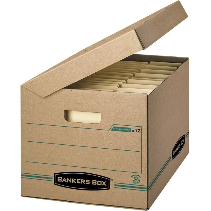 File Box-Enviro Stor, Letter/Legal, With Attached Lid Kraft