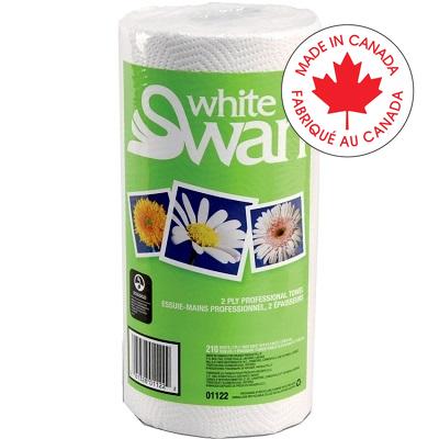 Paper Towel-White Swan, 2-Ply, 210 Sheets  12/Ct