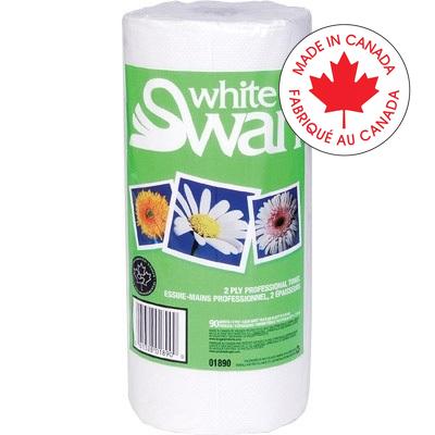 Paper Towel-White Swan, 2-Ply 90 Sheets 24/Ct