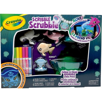 Scribble Scrubbie Set, Crayola, Glow Deep Sea Lagoon