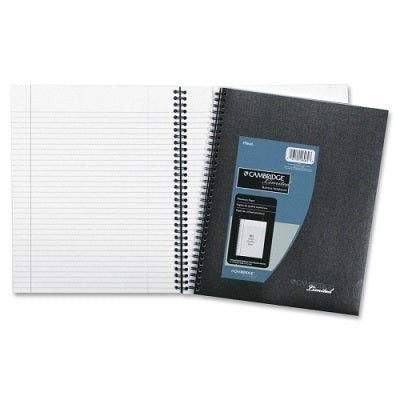 Notebook-Coil, Cambridge 160 Page 11X9-3/16 Wide Ruled