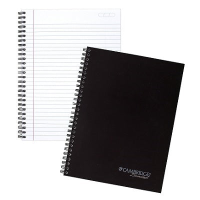 Notebook-Coil, Cambridge 160 Page 9-1/2X6-5/8 Ruled