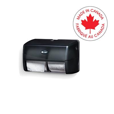 Toilet Paper Dispenser-Noir Micro-Max Twin,Small Core, Black