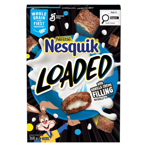 Nestlé Nesquik Loaded Cereal Chocolate With Vanilla Crème 368 g