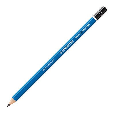 Pencils-Drawing Mars Lumograph, 3B 6/Bx