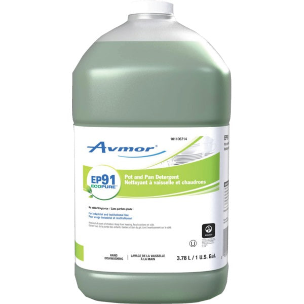 Dish Soap-Avmor Ecopure Ep91 Pot & Pan 3.78 L
