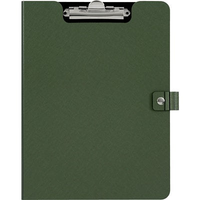 Padfolio-Ribbed Texture With Clip, 9-1/4" X 12-1/2", Green