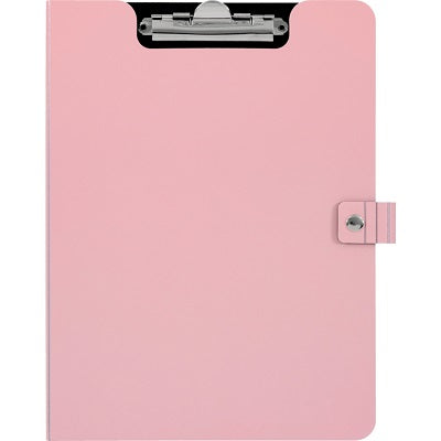 Padfolio-Ribbed Texture With Clip, 9-1/4" X 12-1/2", Blush