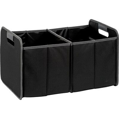 Storage Bin-Collapsible Double Compartment, Black