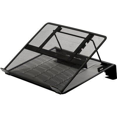 Laptop Riser-Mesh Holder, Black