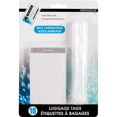 Luggage Tags-Self Laminating 10/Pack