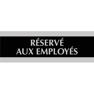 Sign-Century Series 3X9 Réservé Aux Employés French