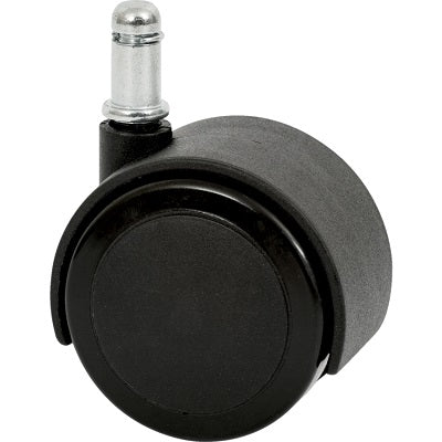 Caster-Hard Floor, Twin Wheel 2.5" Black
