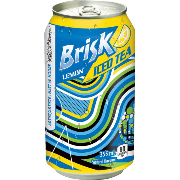 Iced Tea-Brisk Lemon 355 Ml 12/Ct