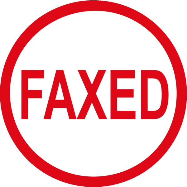 Stamp-S-Printy, Small, Faxed, Red