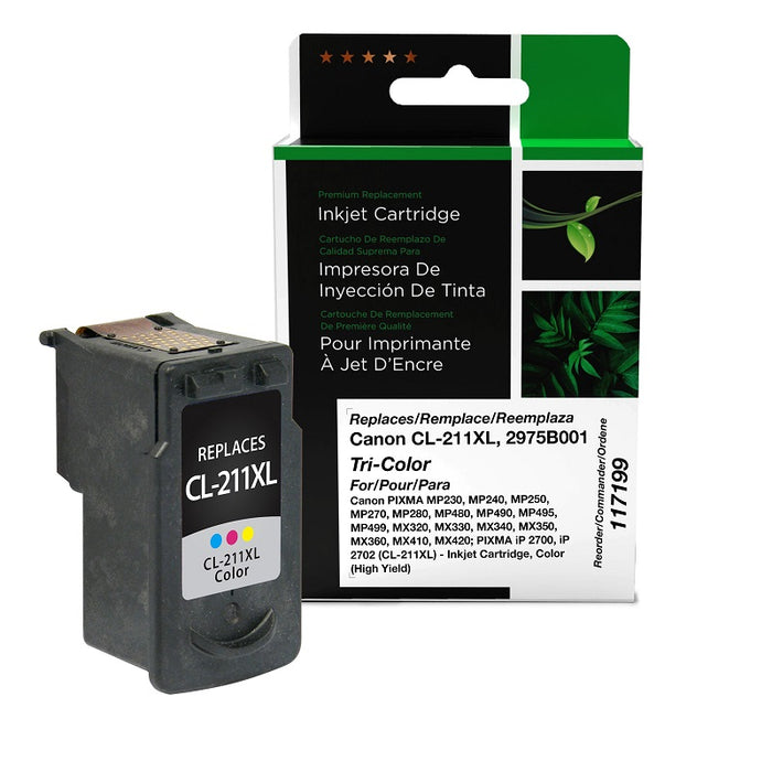 Inkjet Cartridge-Canon Cl-211Xl Compatible Tri-Colour