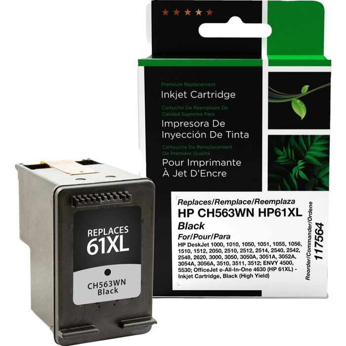 Inkjet Cartridge-Hp #61Xl Ch563 Compatible Black