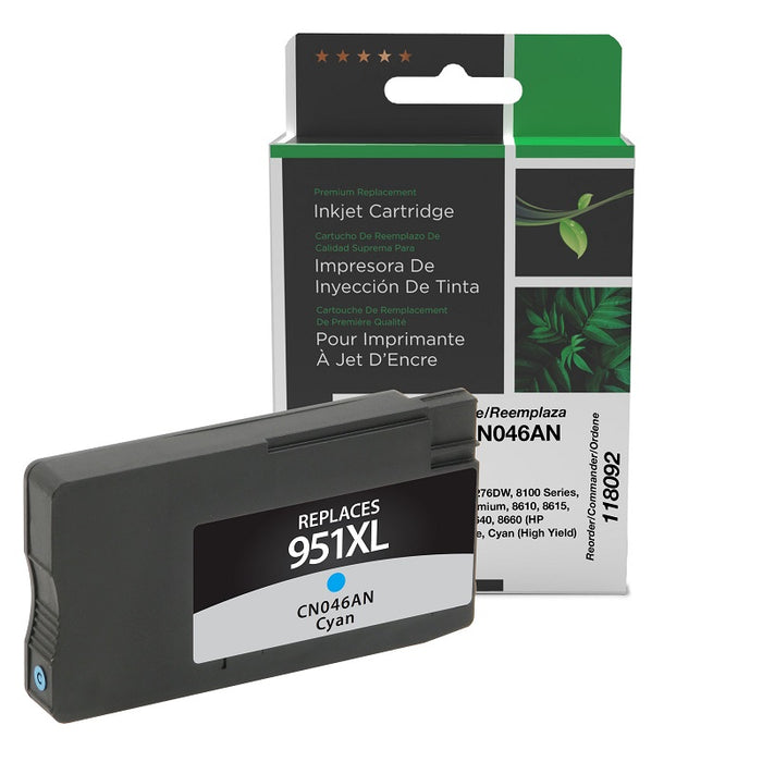 Inkjet Cartridge-Hp #951Xl Cn046An Compatible Cyan