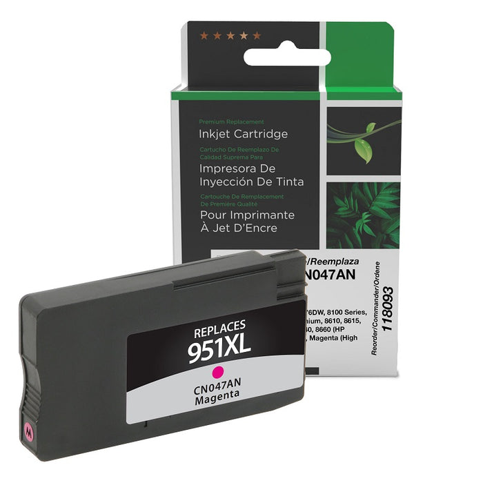 Inkjet Cartridge-Hp #951Xl Cn047An Compatible Magenta
