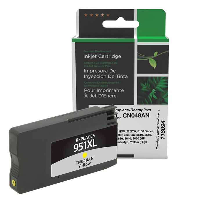 Inkjet Cartridge-Hp #951Xl Cn048An Compatible Yellow