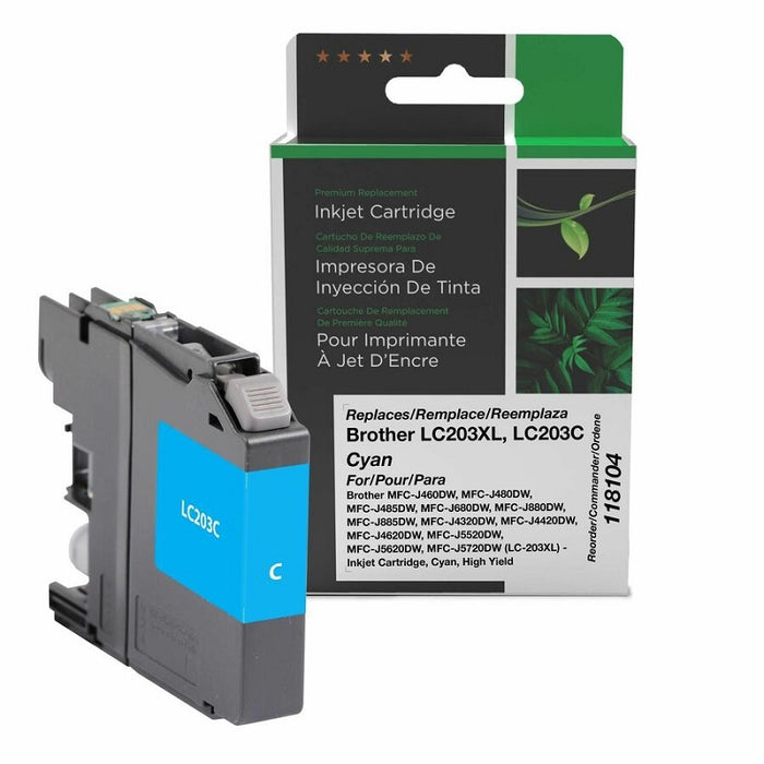 Inkjet Cartridge-Brother Lc203Cs Compatible Cyan