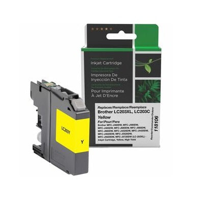Inkjet Cartridge-Brother Lc203Ys Compatible Yellow