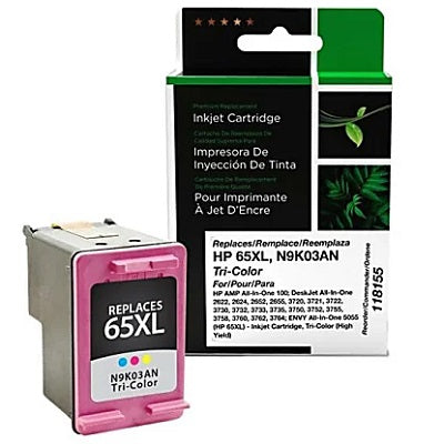 Inkjet Cartridge-Hp #65Xl N9K03 Compatible Tri-Colour