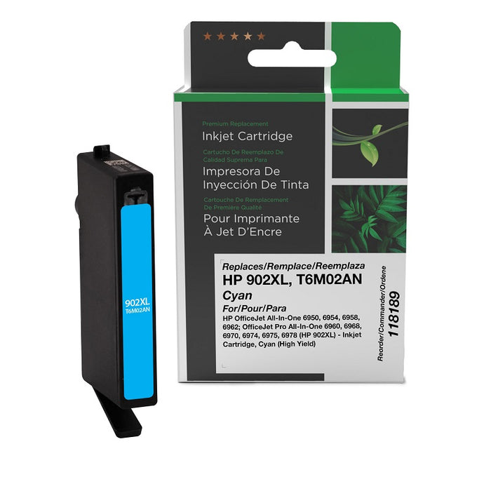 Inkjet Cartridge-Hp #902Xl T6M02 Compatible Cyan