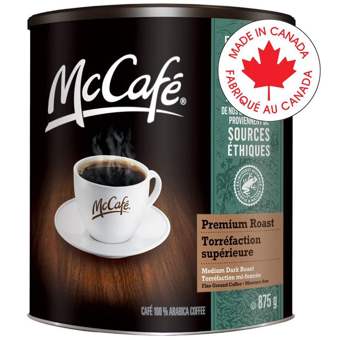 Coffee-Mccafe Premium Fine Ground, Tin 875G.