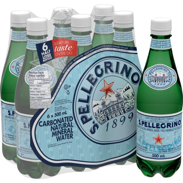 Water-San Pellegrino 500Ml 6/Pk
