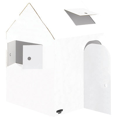 Playhouse-Bankers Box, Colour In, Colour Your House