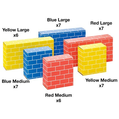 Building Blocks-Bankers Box, At Play 40/Pack
