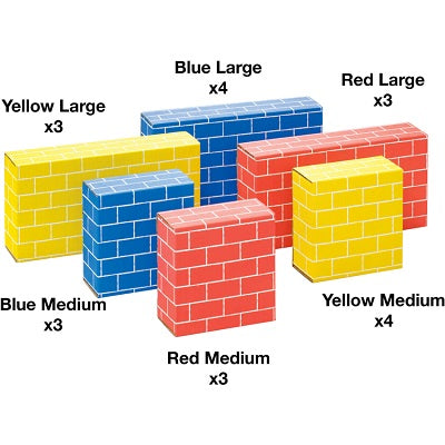 Building Blocks-Bankers Box, At Play 20/Pack