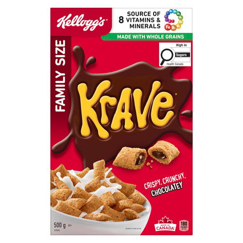 Kellogg's Cereal Krave Chocolate 500 g
