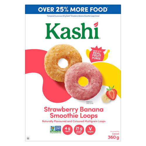 Kashi Cereal Strawberry Banana Smoothie Loops 360 g
