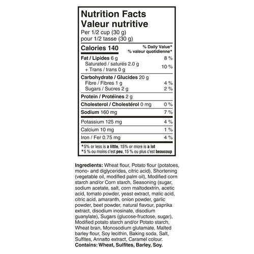 Christie Baked Crispers Ketchup Flavour 145 g